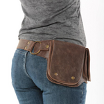 Fanny Pack Women Medieval Leather