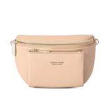 Fanny Pack Women Leather Colored