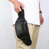 Fanny Pack Leather Black Classic