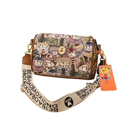 Fanny Pack With Bear Motif