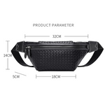 Fanny Pack Braided Leather