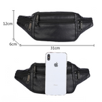 Fanny Pack Leather Black Classic