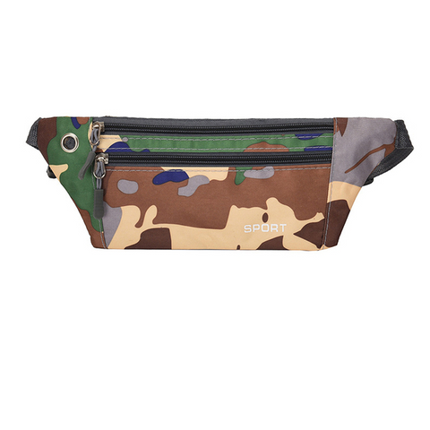 Fanny Pack With Classic Camouflage Pattern